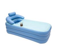 Adult Inflatable Bath Tub, Blow Up Bathtub Portable Folding, Foldable Free-Standing PVC Bathtub, for Family Bathroom or SPA