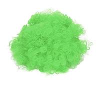 Adult Innovative Color Party Wig, Ideal for Dressing Up As Circus Clown, with Novel Curly Hair for Adult Costume Party and Football Game Cheer (Green)
