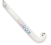 Adult Intermediate 30% Carbon Mid Bow Field Hockey Stick Fh530 - White/black