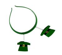 Adult Irish Shamrock/Hat Hairband with Sequins Powder Patricks Day Headband Carnivals Hair Hoop