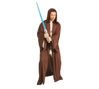 Official Rubies R820949STD Mens Jedi Hooded Robe Standard Adult Costumes Star Wars