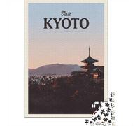 Adult Jigsaw 1000 Pieces, Visit Kyoto, 38x26cm/1000pcs
