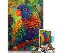 Adult Jigsaw Animal Parrot 1000 Pieces Jigsaw Puzzles for Adults And Teens,Train Your Brain And Hands Gifts for Friends And Family 50x75cm