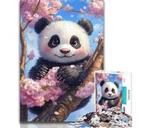 Adult Jigsaw Baby Panda Adult Jigsaws 1000 Pieces Difficult,Toys Educational Games Stress Relieving Wishlist with Santa Claus 50x75cm