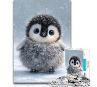Adult Jigsaw Baby Penguin 1000 Piece Jigsaw Puzzles for Teenagers Gifts,Educational Game Challenge Toy for Women And Men 26x38cm