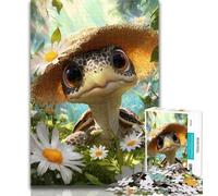 Adult Jigsaw Baby Turtle 1000 Pieces Jigsaw Puzzles for Adults And Teens,Toy Intellectual Game Artists Collection, Fine Art 50x75cm