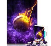 Adult Jigsaw Baseball Sports Jigsaw Puzzle 1000 Pieces for Teenagers,Challenging Game And Family Play Parent-child Interaction 75x50cm