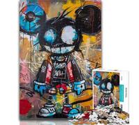 Adult Jigsaw Basquiat Style 1000 Pieces Jigsaw Puzzles for Adults And Teens,Train Your Brain And Hands Gifts for Friends And Family 50x75cm