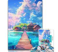 Adult Jigsaw Beautiful Dreamy Scenery Jigsaw Puzzles 1000 Pieces for Adults Teens,for Age 14+ Impossible Game Best Gift for Adults And Teenagers 26x38cm
