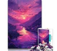 Adult Jigsaw Beautiful Dreamy Scenery Jigsaws Puzzles 1000 Pieces for Adults Gifts,Brain Teaser Game Wall Decoration Unique Birthday And Xmas Gifts 50x75cm