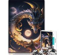 Adult Jigsaw Brave Dragon 1000 Piece Jigsaw Puzzles for Teenagers Gifts,Educational Game Challenge Toy for Women And Men (50x75cm)