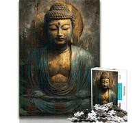 Adult Jigsaw Buddha Statues Jigsaw Puzzles for Adults 1000,Wall Decoration Unique Birthday And Xmas Gifts Suitable for And 14 50x75cm