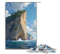 Adult Jigsaw Cliff Danger 1000 Piece Puzzle Wooden Puzzle for Adults & Kids Age 12 Up Educational Toy 1000 PCS(38x26cm)