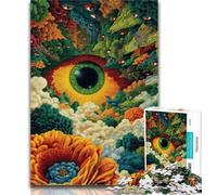 Adult Jigsaw Color Eyes Jigsaws Puzzles 1000 Pieces for Adults Gifts,Brain Teaser Game Wall Decoration Unique Birthday And Xmas Gifts 50x75cm