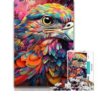 Adult Jigsaw Colorful Eagle Jigsaw Puzzles for Teenagers 1000 Piece,Educational Game for Birthday, Chrismas for And 14 Years Old 26x38cm