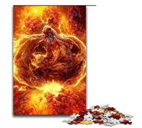 Adult Jigsaw Crazy Pumpkin 1000 Piece Puzzle Wooden Puzzle for Adults & Kids Age 12 Up Educational Toy 1000 PCS(75x50cm)