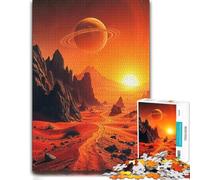Adult Jigsaw Crimson Horizons Call 1000pcs (52x38cm) | A January puzzle challenge for a calm start to the year for shared leisure.