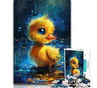 Adult Jigsaw Cute Little Yellow Duck Jigsaw Puzzles 1000 Pieces for Adults Teens,for Age 14+ Impossible Game Best Gift for Adults And Teenagers 26x38cm