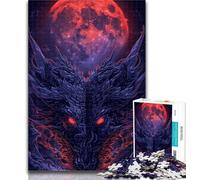 Adult Jigsaw Demon Dragon 1000 Pieces Jigsaw Puzzles for Adults And Teens,Train Your Brain And Hands Gifts for Friends And Family 26x38cm