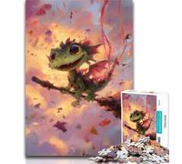 Adult Jigsaw Dinosaur Wizard Jigsaw Puzzles for Adults 1000,Wall Decoration Unique Birthday And Xmas Gifts Suitable for And 14 26x38cm