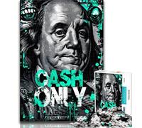 Adult Jigsaw Dollar 1000 Piece Jigsaw Puzzle for Adults And Teenagers,for Educational Game Challenge Toy Artists Collection, Fine Art 50x75cm