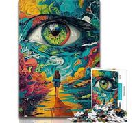 Adult Jigsaw Dream Eye Jigsaw Puzzles 1000 Pieces for Adults Teens,Toys Educational Games Stress Relieving Artists Collection, Fine Art 26x38cm