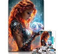 Adult Jigsaw Dream Woman Adult Puzzles 1000 Pieces,Challenging Game Toys for Is Ideal As A Gift for The Whole Family 50x75cm