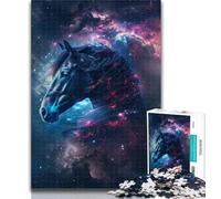 Adult Jigsaw Dreamy Purple Horse 1000 Pieces Jigsaw Puzzle For Adults Teens,Staycation Kill Time Enhance Love between Couples 26x38cm