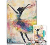 Adult Jigsaw Fantasy Ballerina Jigsaw Puzzles for Teenagers 1000 Piece,Educational Game for Birthday, Chrismas for And 14 Years Old (50x75cm)