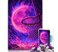 Adult Jigsaw Fantasy Basketball Adult Jigsaws 1000 Pieces Difficult,Toys Educational Games Stress Relieving Wishlist with Santa Claus 50x75cm