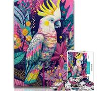 Adult Jigsaw Fantasy Budgie 1000 Pieces Jigsaw Puzzles for Adults And Teens,Train Your Brain And Hands Gifts for Friends And Family 26x38cm