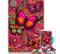 Adult Jigsaw Fantasy Butterfly 1000 Pieces Jigsaw Puzzle For Adults Teens,for Age 14+ Impossible Game Best Gift for Adults And Teenagers 26x38cm