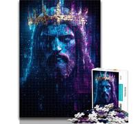 Adult Jigsaw Fantasy Jesus 1000 Piece Jigsaw Puzzles for Teenagers Gifts,Educational Games Home Decoration Artists Collection, Fine Art 50x75cm