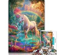 Adult Jigsaw Fantasy Unicorn Jigsaw Puzzles for Adults 1000 Pieces,Toys Educational Games Stress Relieving Great Gifts And Toys 26x38cm