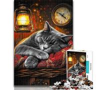 Adult Jigsaw Farm Cat Jigsaws Puzzles 1000 Pieces for Adults Gifts,Brain Teaser Game Wall Decoration Unique Birthday And Xmas Gifts 26x38cm