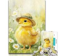 Adult Jigsaw Fluffy Baby Chicks 1000 Piece Jigsaw Puzzles for Teenagers Gifts,Toys Educational Games Stress Relieving Enhance Love between Couples 50x75cm