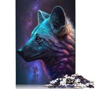 Adult Jigsaw Galaxy African Hyena Jigsaw Puzzles 1000 Piece Creative Wooden Puzzle Toys Decompression Games Gifts 1000pcs (75x50cm)