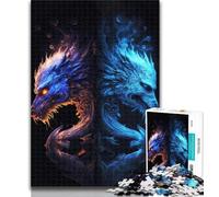 Adult Jigsaw Galaxy Art Dragon Jigsaw Puzzles 1000 Pieces for Adults Teens,Toys Educational Games Stress Relieving Artists Collection, Fine Art 50x75cm