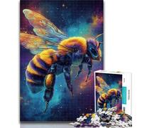 Adult Jigsaw Galaxy Bee Jigsaws Puzzles 1000 Pieces for Adults Gifts,Brain Teaser Game Wall Decoration Unique Birthday And Xmas Gifts 50x75cm