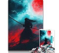 Adult Jigsaw Galaxy Ninja Warrior Jigsaw Puzzles for Adults 1000,Wall Decoration Unique Birthday And Xmas Gifts Suitable for And 14 26x38cm