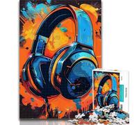 Adult Jigsaw Gaming Headset Jigsaws Puzzles 1000 Pieces for Adults Gifts,Brain Teaser Game Wall Decoration Unique Birthday And Xmas Gifts 26x38cm