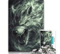 Adult Jigsaw Gojirra Chaos Jigsaws Puzzles 1000 Pieces for Adults Gifts,Brain Teaser Game Wall Decoration Unique Birthday And Xmas Gifts 50x75cm