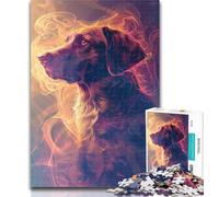 Adult Jigsaw Golden Retriever 1000 Piece Jigsaw Puzzles for Teenagers Gifts,Toys Educational Games Stress Relieving Enhance Love between Couples 50x75cm