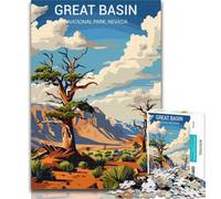 Adult Jigsaw Great Basin National Park Jigsaw Puzzle 1000 Pieces for Teenagers,Stress Reliever Difficult Challenge Unique Home Decor And Gifts 26x38cm