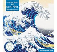 Adult Jigsaw Puzzle Hokusai: The Great Wave : 1000-piece Jigsaw Puzzles