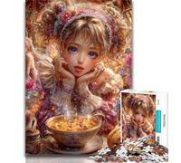 Adult Jigsaw Japanese Anime Girls 1000 Piece Jigsaw Puzzles for Teenagers,Train Your Brain And Hands Birthday Present, Gifts 26x38cm