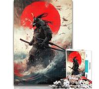 Adult Jigsaw Japanese Samurai 1000 Piece Jigsaw Puzzle for Adults Teens,Toys Educational Games Stress Relieving Parent-child Interaction 50x75cm