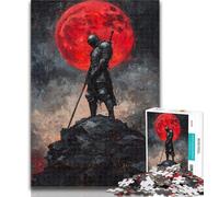 Adult Jigsaw Lone Knight 1000 Piece Jigsaw Puzzle for Adults And Teenagers,Vibrant And Unique Design Relaxing & Challenging Puzzle Experience 50x75cm