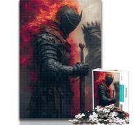 Adult Jigsaw Magical Knight 1000 Pieces Jigsaw Puzzles for Adults And Teens,Challenging Game And Family Play Parent-child Interaction 50x75cm