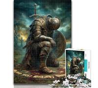 Adult Jigsaw Magical Knight Adult Jigsaws 1000 Pieces Difficult,Toys Educational Games Stress Relieving Wishlist with Santa Claus 26x38cm
